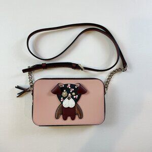 NEW Kate Spade Crossbody Floral Pup Cherrywood